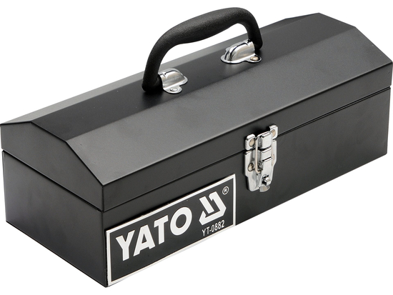 Skrzynka narzędziowa metalowa 360x150x115 mm – YATO YT-0882