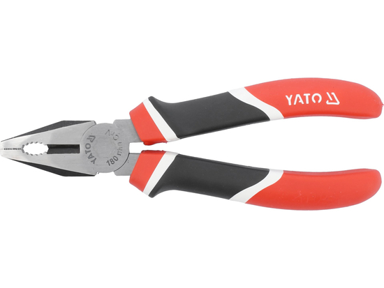 Szczypce uniwersalne, crv, 180 mm, trójkolorowe rękojeści – YATO YT-1941