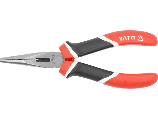Szczypce wydłużone proste, crv, 160 mm, trójkolorowe rękojeści – YATO YT-1943