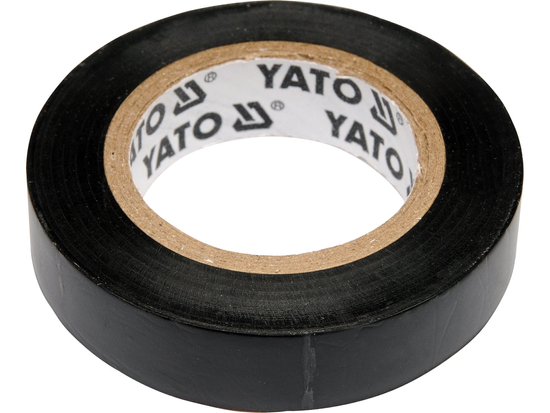 Taśma elektroizolacyjna 12mmx10mx0,13 mm, czarna – YATO YT-8152
