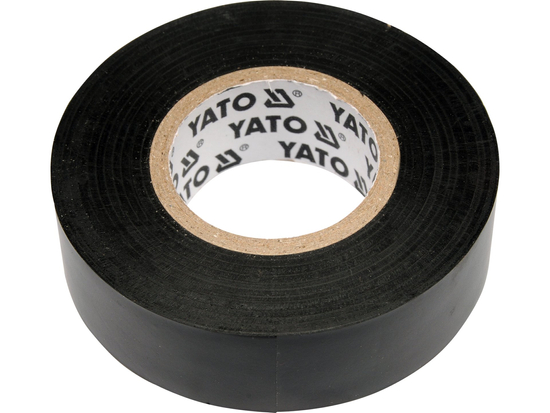 Taśma elektroizolacyjna 19mmx20mx0,13 mm, czarna – YATO YT-8165