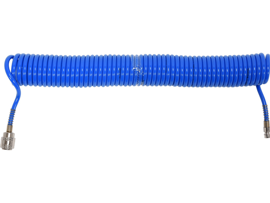 Wąż spiralny 5,5 mm x 8 mm x 10m pu z szybkozałączami – YATO YT-24202