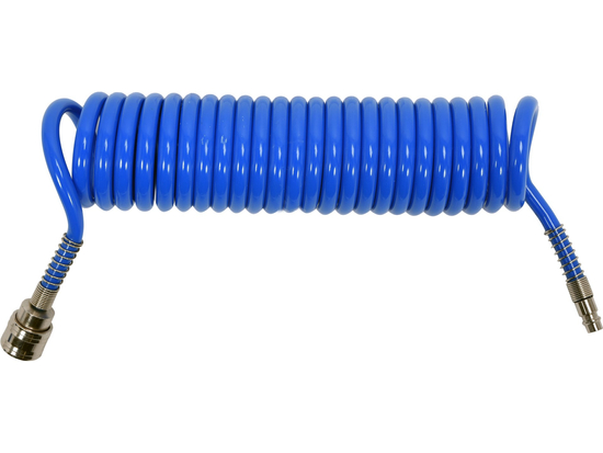 Wąż spiralny 5,5 mm x 8 mm x 5m pu z szybkozłączami – YATO YT-24201
