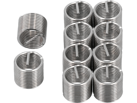 Wkłady spiralne do naprawy gwintów m12x1,25;10 szt – YATO YT-176841