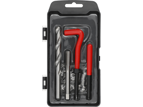 Zestaw do naprawy gwintów m10x1.25 mm 30cz – YATO YT-17683