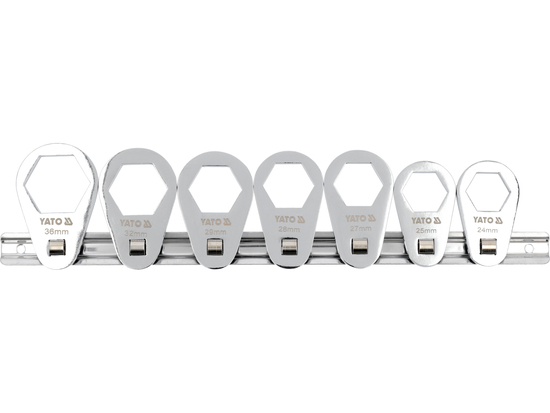 Zestaw kluczy oczkowych 3/8" do filtrów oleju – YATO YT-05985