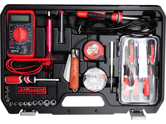 Zestaw narzędzi dla elektryków 68cz. – YATO YT-39009