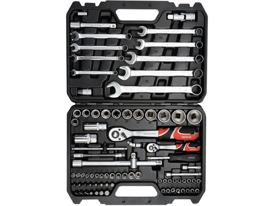 Zestaw narzędziowy 1/2'', 82 szt. – YATO YT-12691