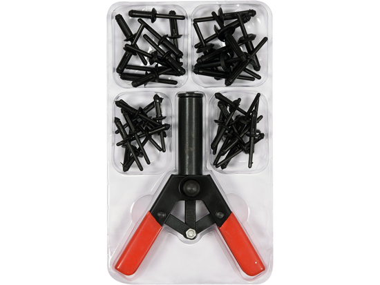 Zestaw nitownica do nitów plastikowych 41szt. – YATO YT-35970